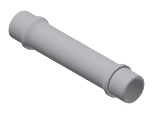 FW AXLE AL 100MM Ø18/54.3MM Spare parts for bicycle hubs axle aluminium 100 mm, Ø18/54.3mm